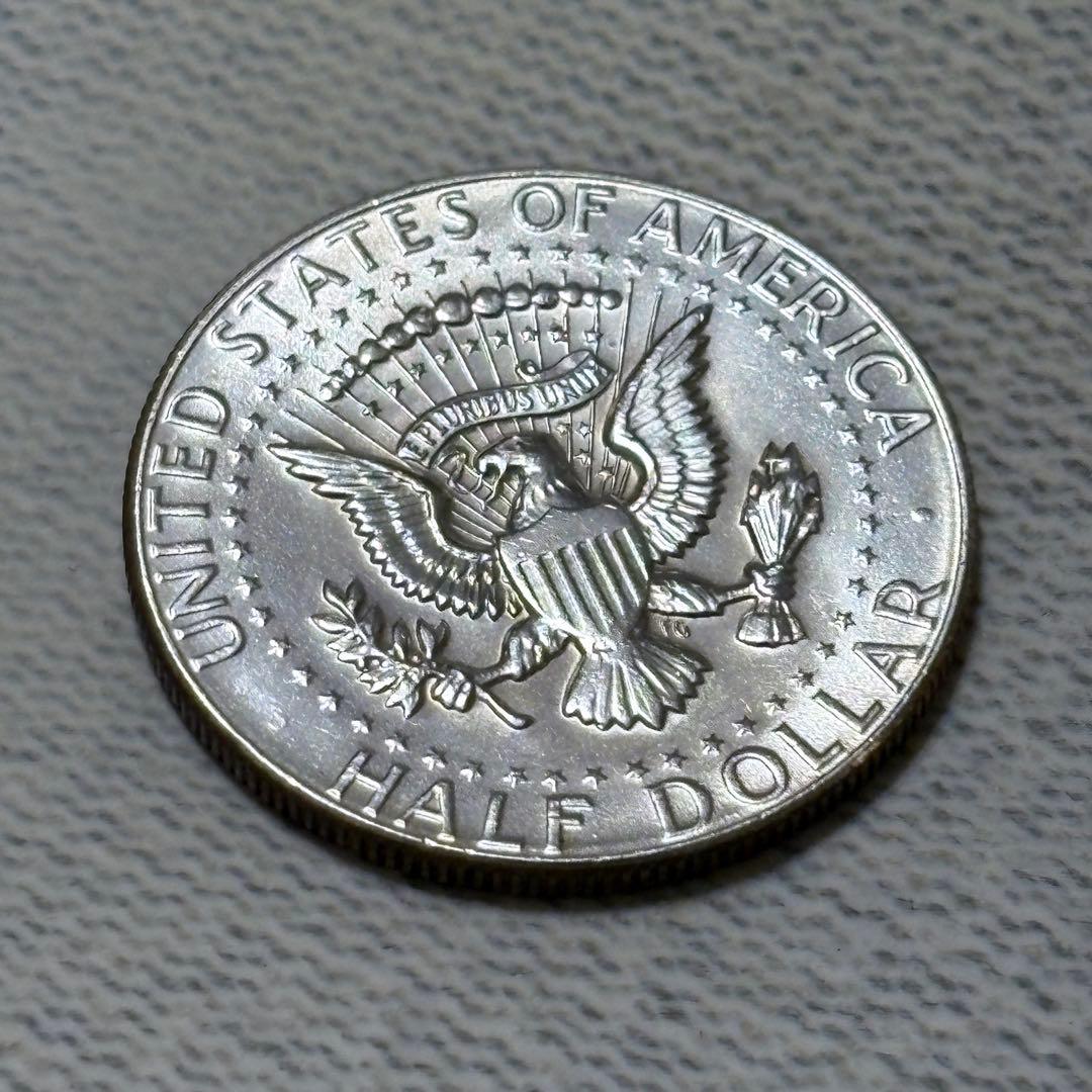アメリカ　1969年 ケネディハーフ銀貨