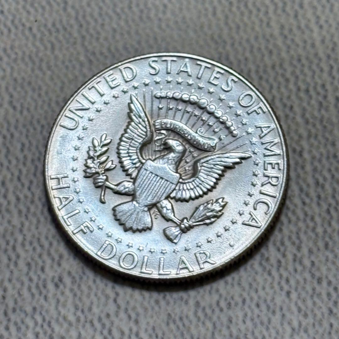 アメリカ　1969年 ケネディハーフ銀貨