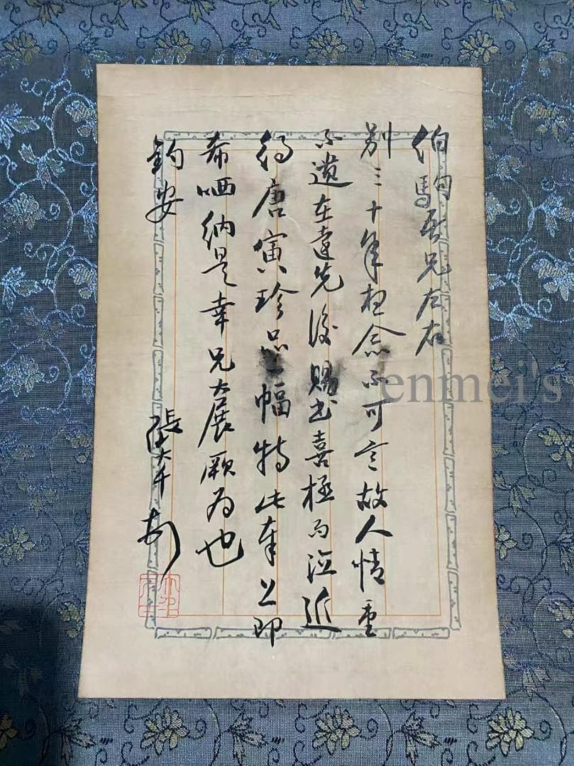 中国古美術 近代 張大千款 荷花白鷺画 水墨画 掛軸 宣紙 唐物 花鳥画 肉筆