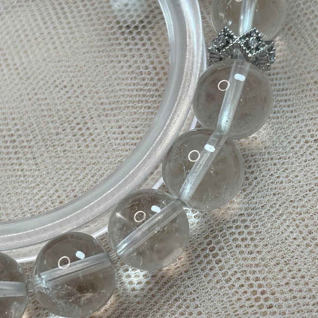 天然石 水晶ラフカット 水晶 ブレスレット