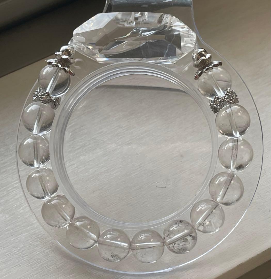 天然石 水晶ラフカット 水晶 ブレスレット