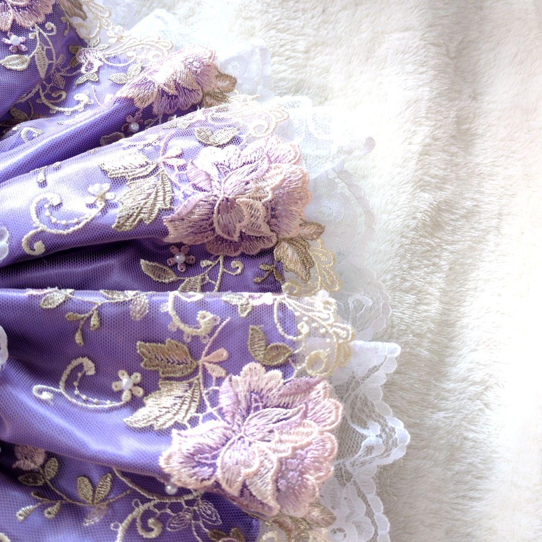 リーナベルコスチューム　1388 Sサイズ用　ピンクお花のパープルコスチューム