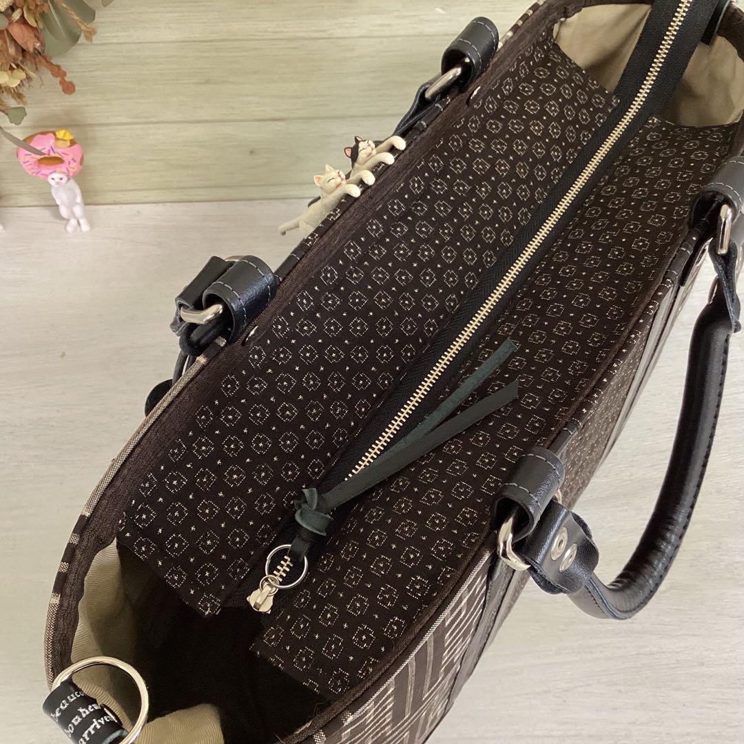 秋名バラ 大島紬 ×本革 着物リメイク トートバッグ 和装バッグ ハンドメイド