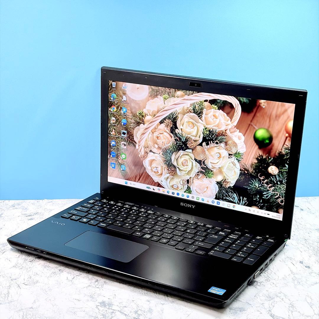 Win11✨ブルーレイ✨i7✨カメラ✨フルHD✨オフィス✨VAIOノートパソコン
