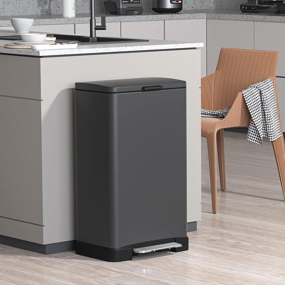 Mbillion ゴミ箱 おしゃれ ふた付き ステンレス 40リットル