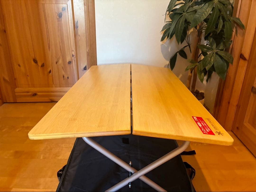 スノーピークワンアクションテーブル バック付き