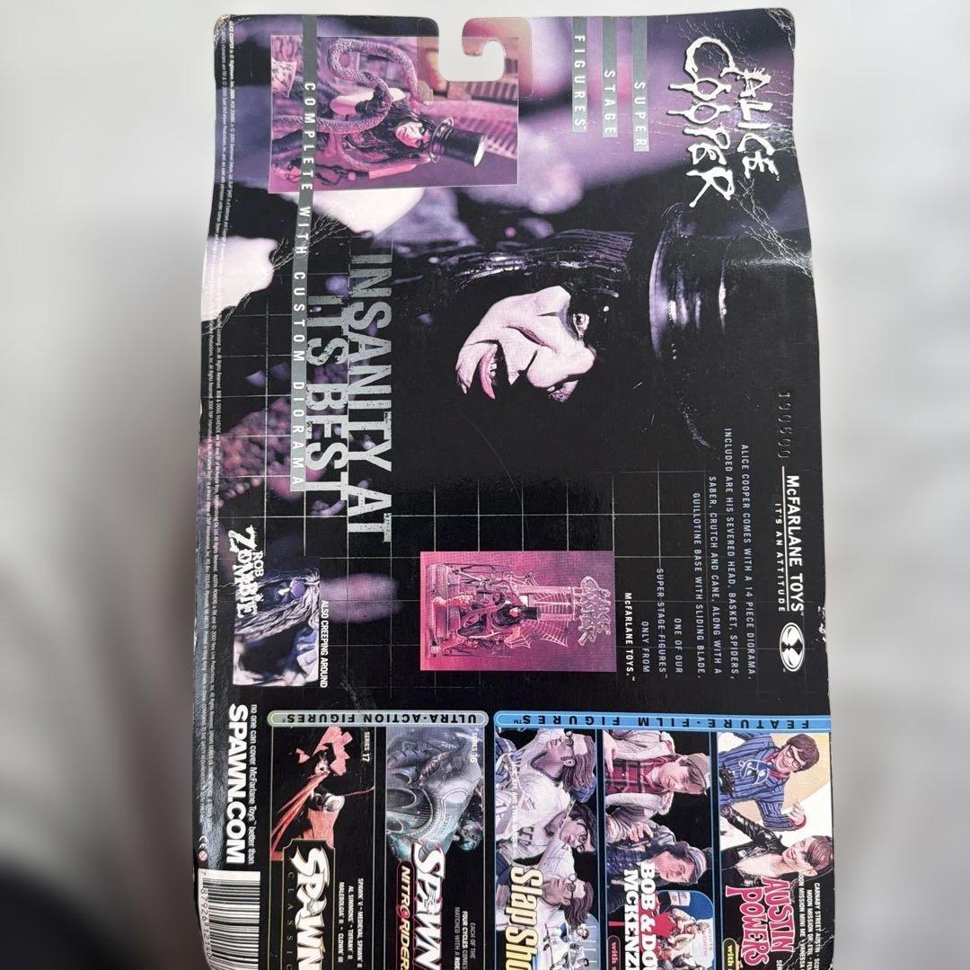 未開封 マクファーレントイズ アリス・クーパー フィギュア スーパーステージ