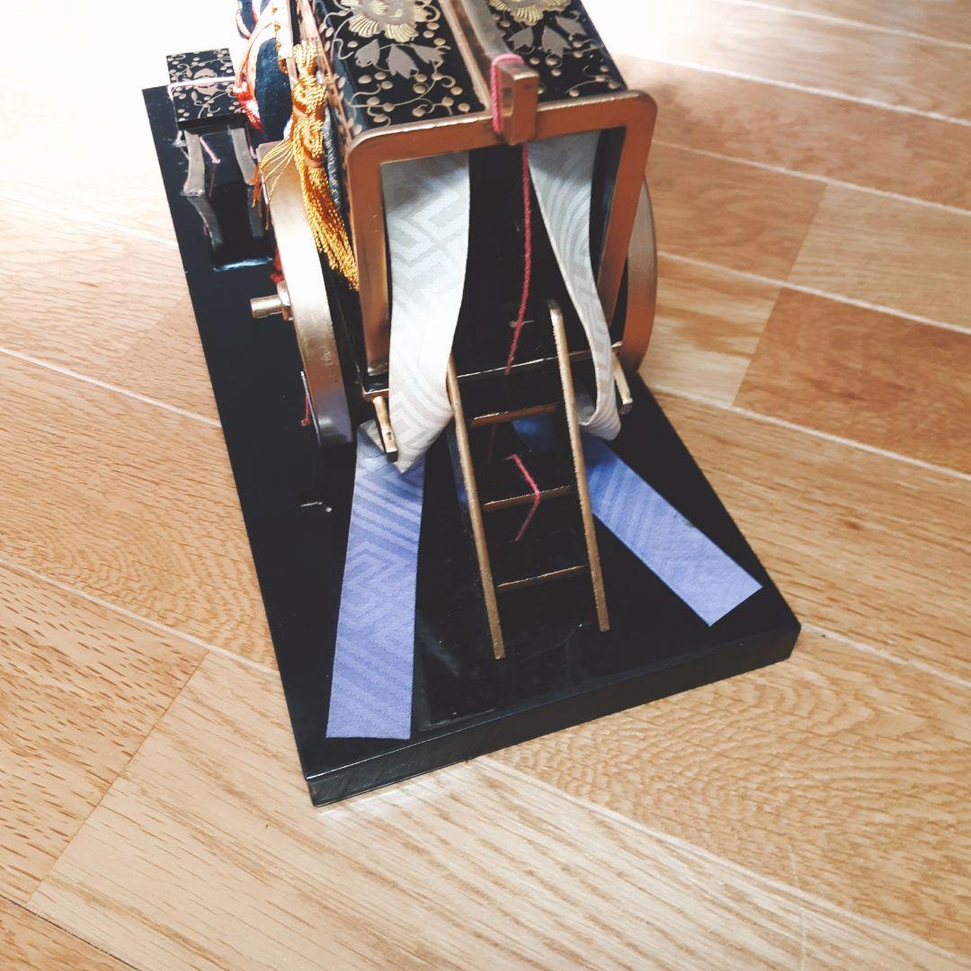 未使用品　高級御雛道具9点セット　35号 木製 雛飾り