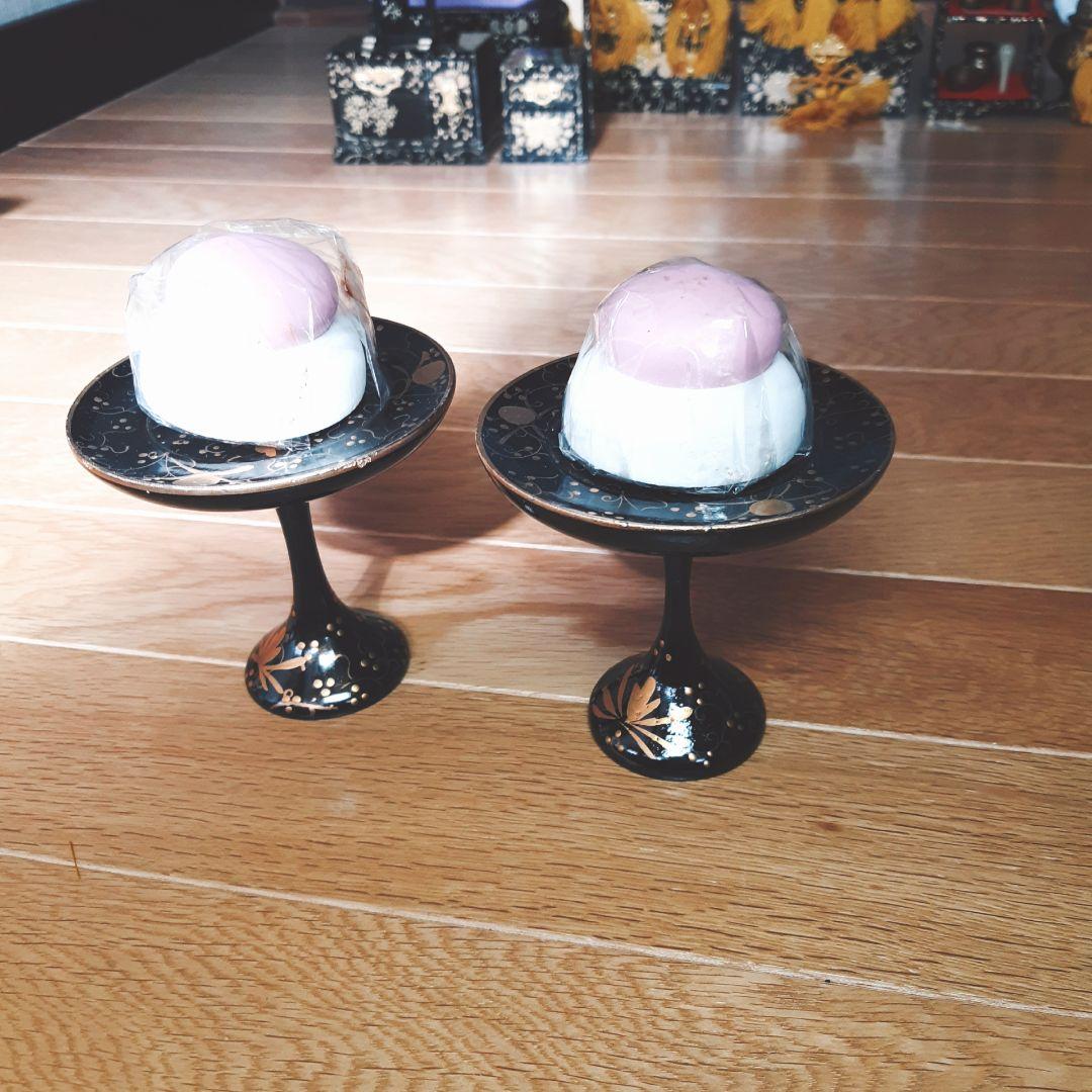 未使用品　高級御雛道具9点セット　35号 木製 雛飾り