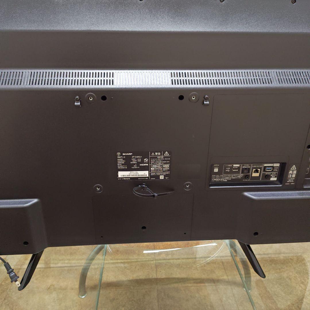 SHARP 42インチ液晶テレビ 4T-C42DJ1　2023年製