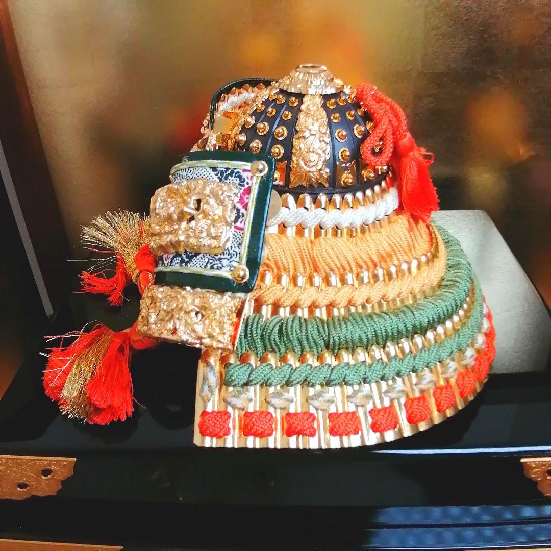 i□ 極美品 兜飾り 5月人形 こどもの日 人形の秀月 SB 3209