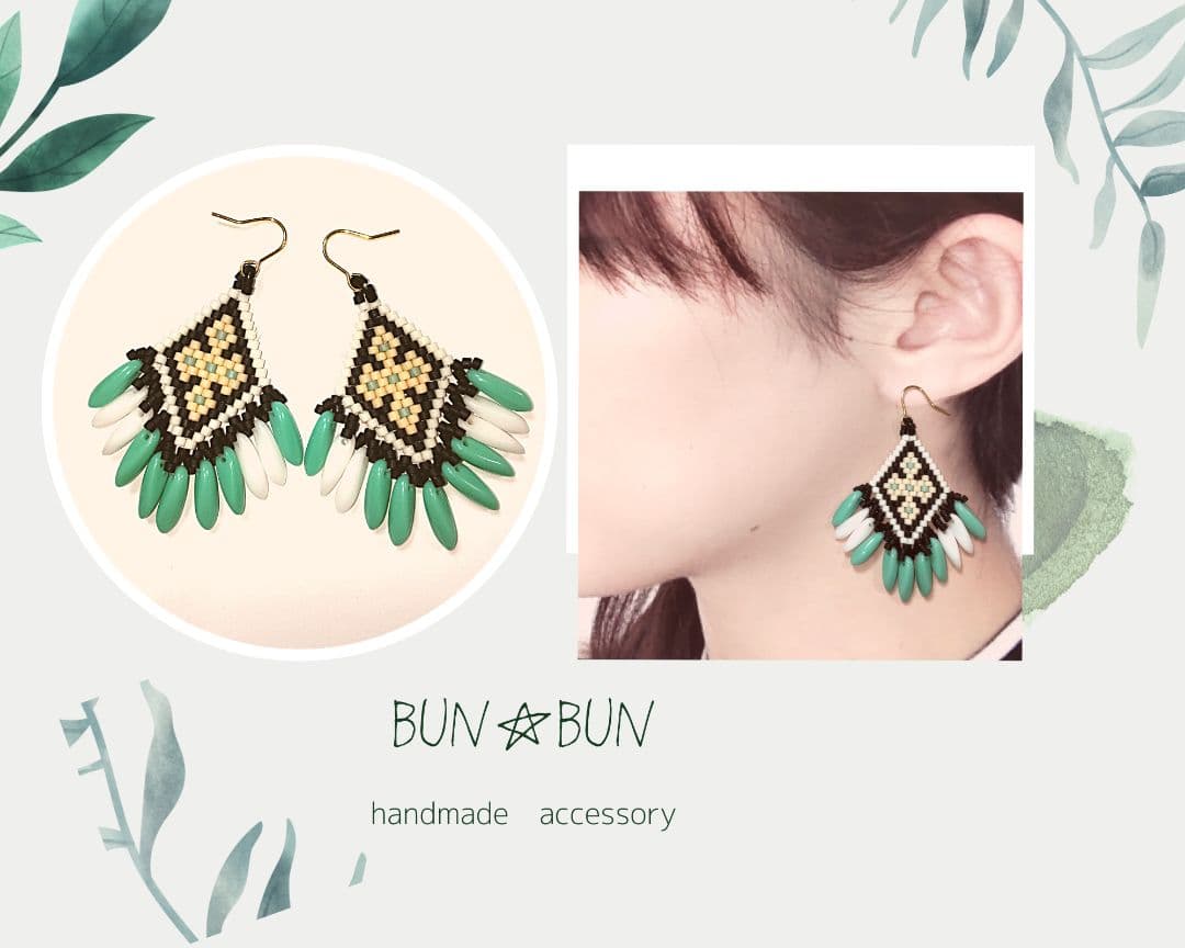 あーもんど♡☆デリカビーズピアス12点