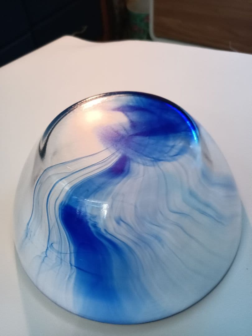 【ベネチアンガラス】　ムラノガラス　ボウル　インテリア　置物　工芸硝子