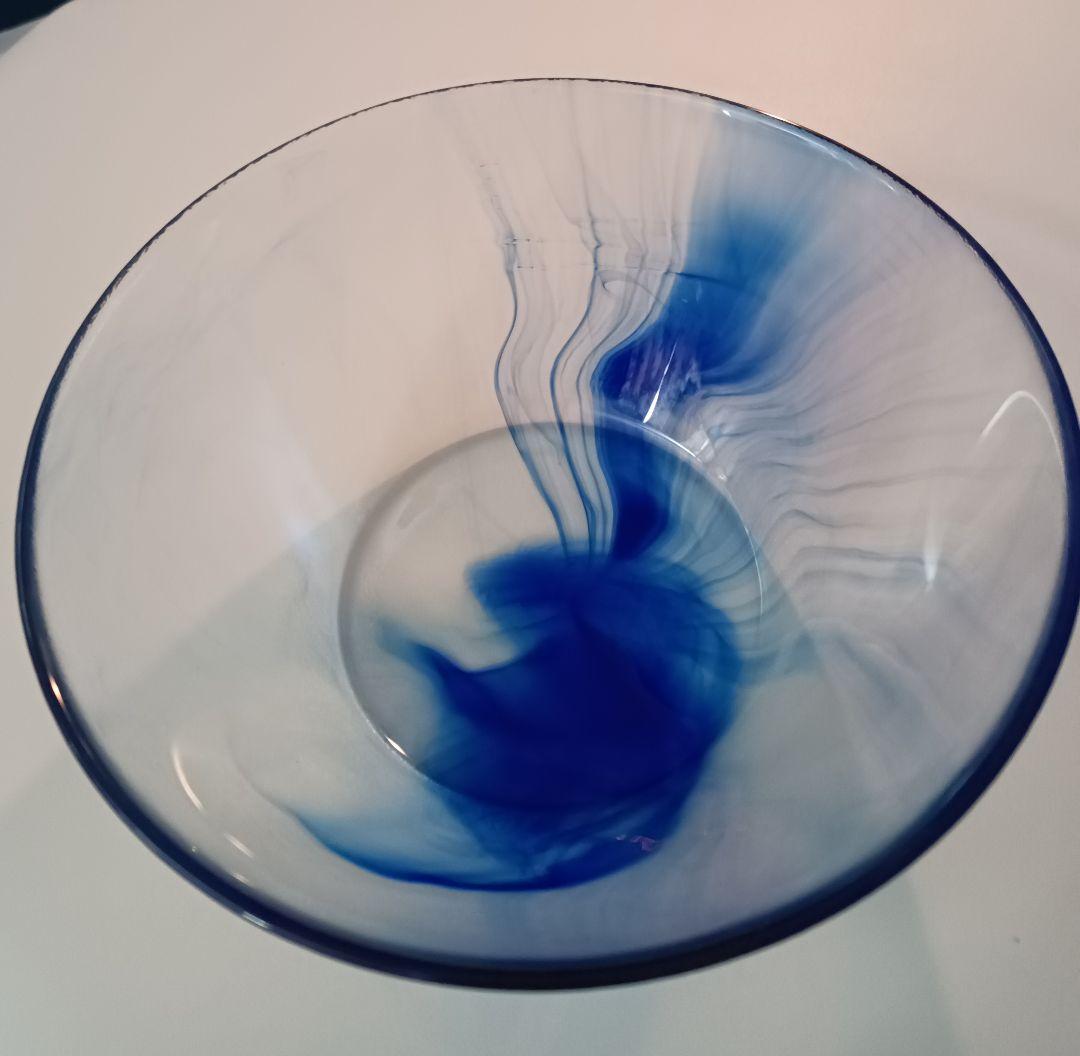 【ベネチアンガラス】　ムラノガラス　ボウル　インテリア　置物　工芸硝子