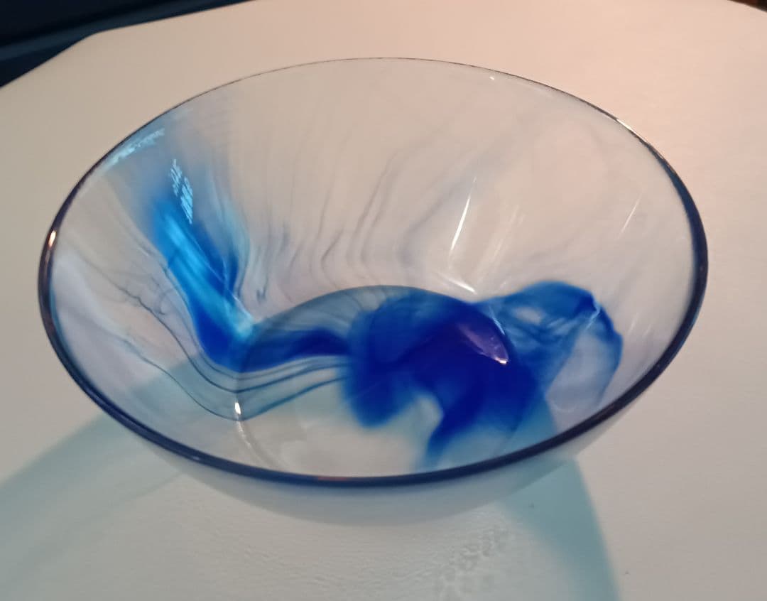 【ベネチアンガラス】　ムラノガラス　ボウル　インテリア　置物　工芸硝子