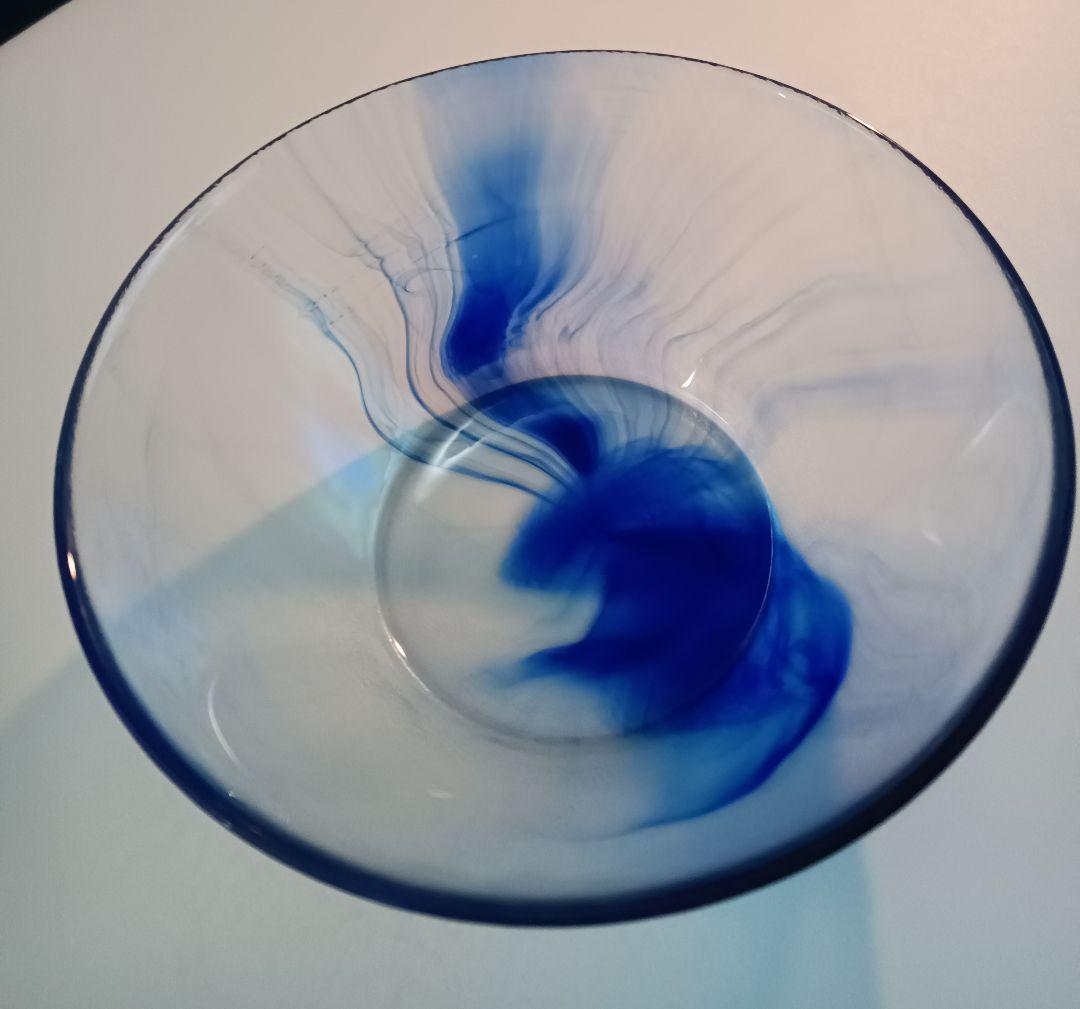 【ベネチアンガラス】　ムラノガラス　ボウル　インテリア　置物　工芸硝子