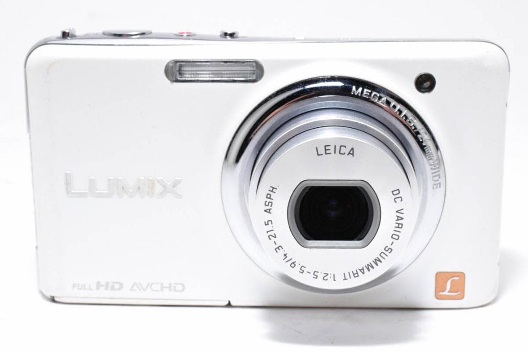 美品　Panasonic LUMIX DMC-FX77 ホワイト ＃A412