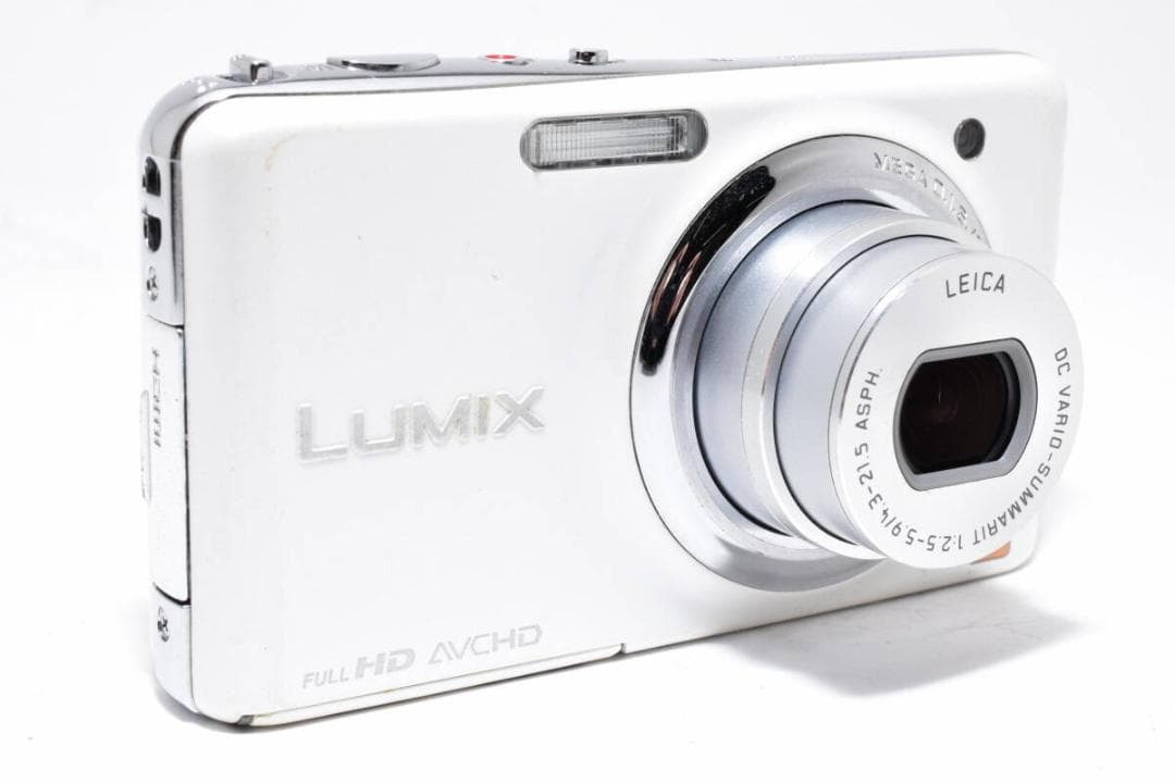 美品　Panasonic LUMIX DMC-FX77 ホワイト ＃A412