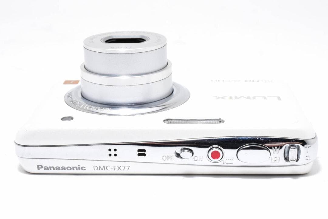 美品　Panasonic LUMIX DMC-FX77 ホワイト ＃A412