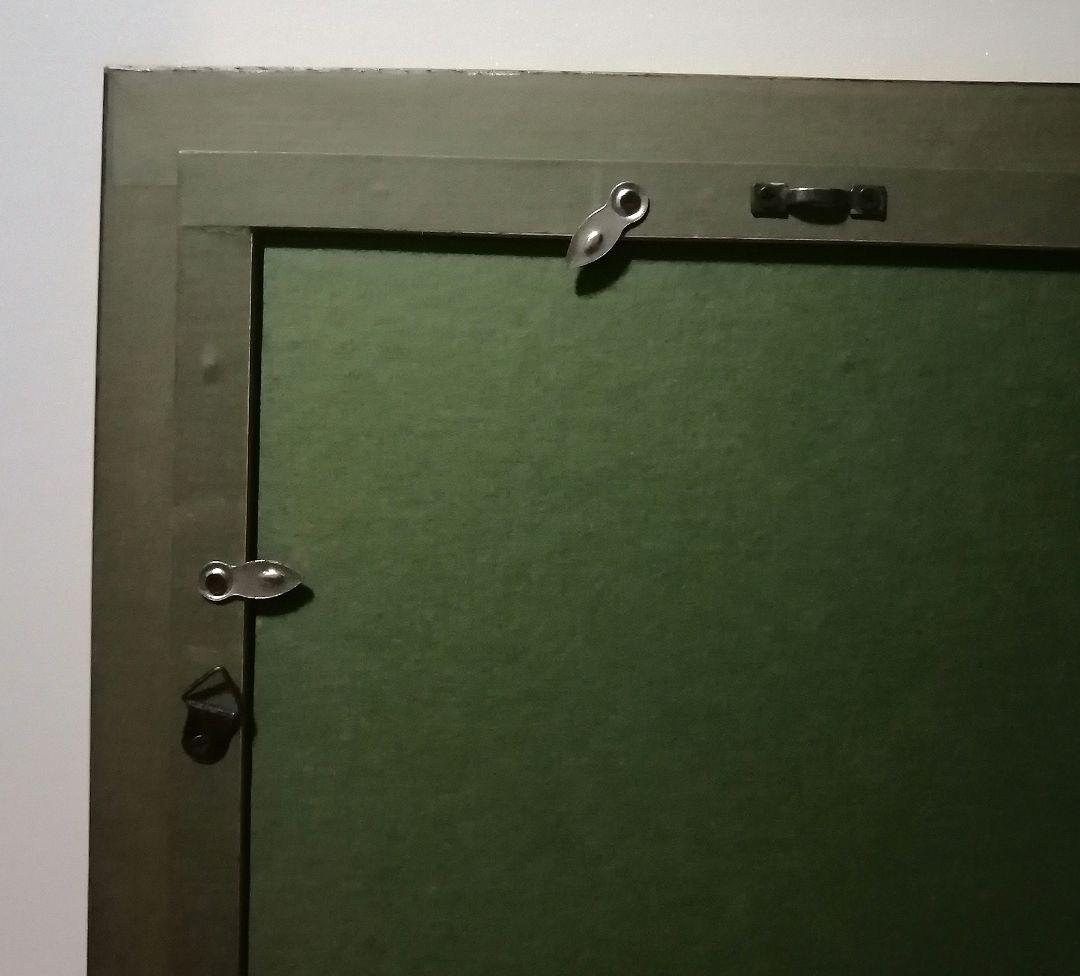 絵画　油彩画　油絵の具　木製ボード　 額縁　動物　豹　原画