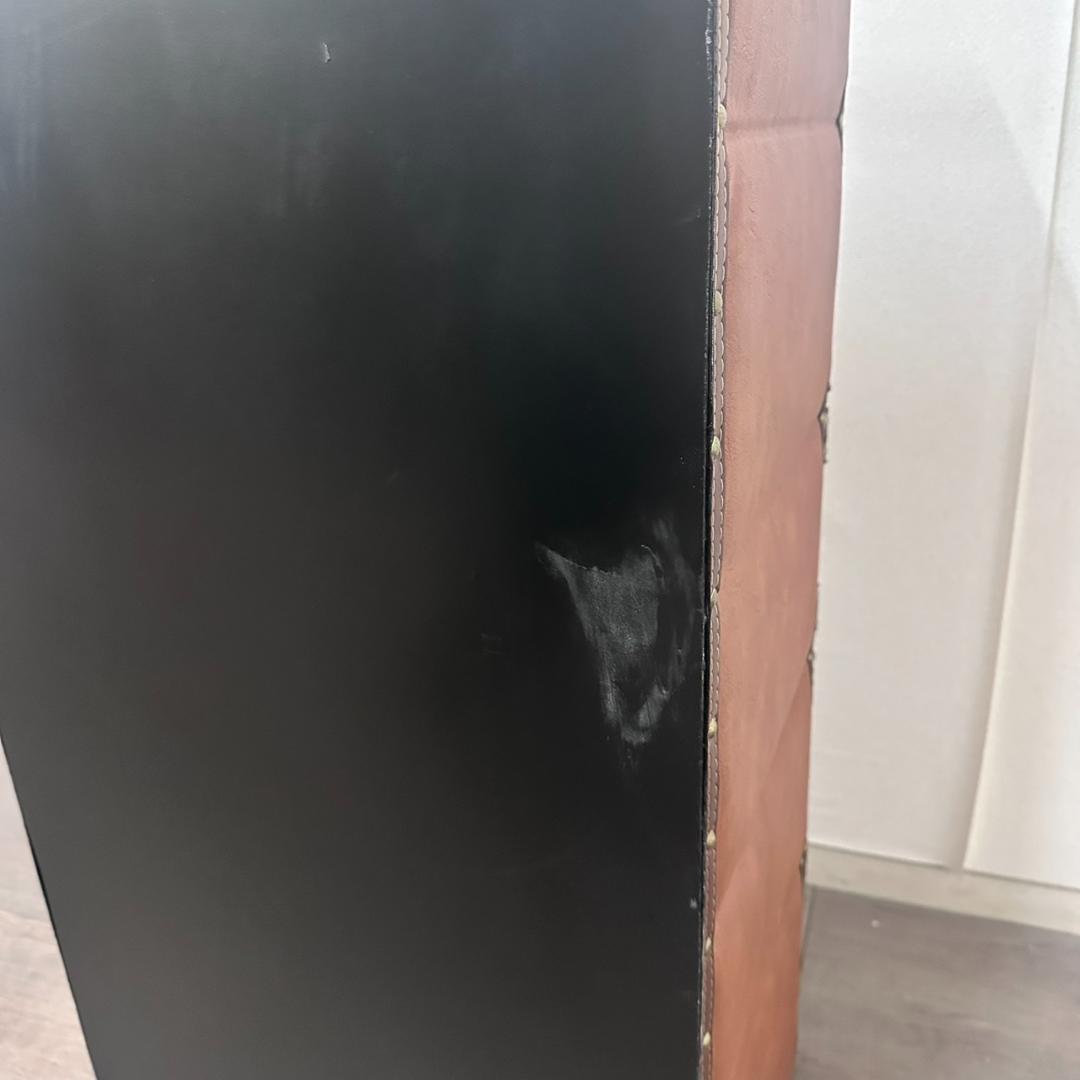 アンティーク調 トランク風 チェスト 5段 ブラウン レトロ 収納　完成品