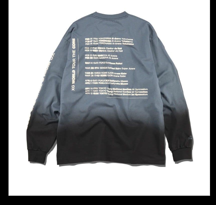 【新品未使用(手元有】XG THE CORE ロングスリーブT GRAY XXL