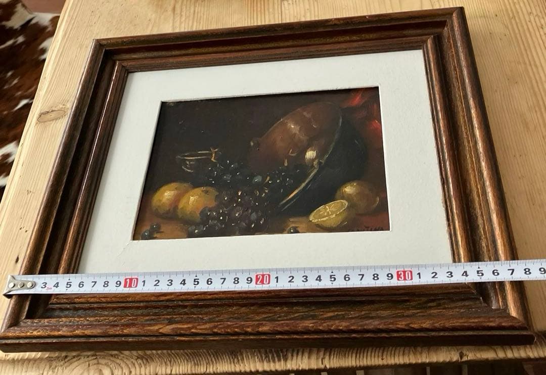 M.A caristina 静物画　油絵