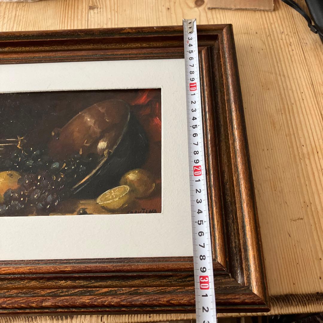 M.A caristina 静物画　油絵