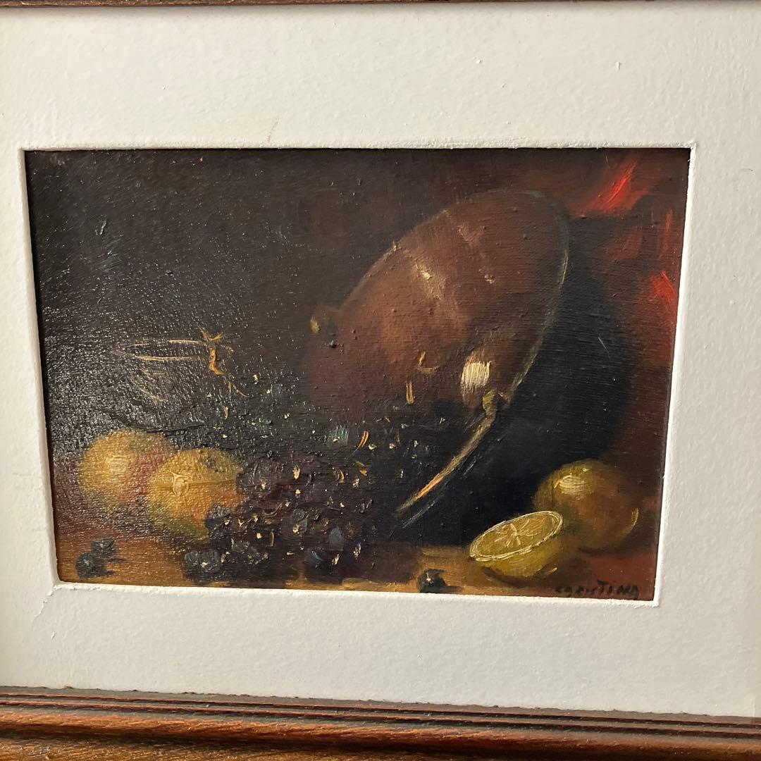 M.A caristina 静物画　油絵