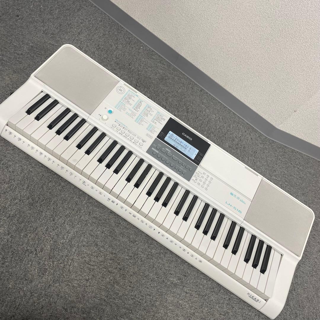動作品 Casio LK-516 61鍵盤電子キーボード 2019年製
