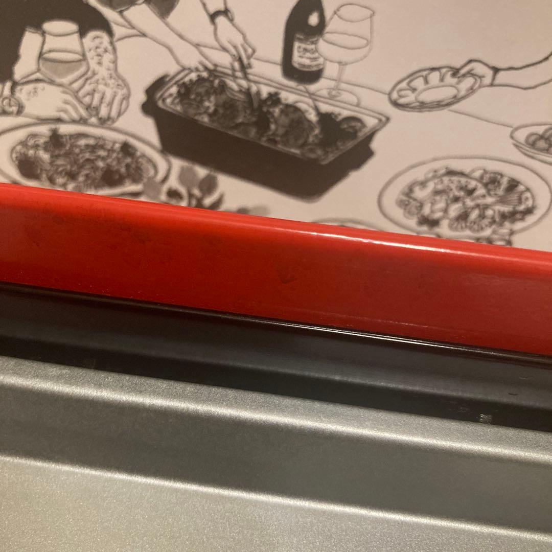 BRUNO コンパクトホットプレート BOE021 レッド 箱付き