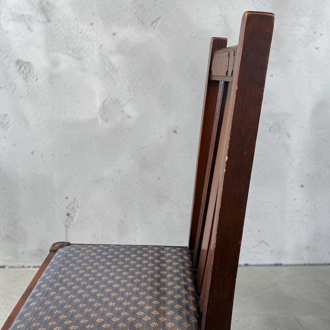 アンティーク チェア 椅子 木製 ブラウン ダイニングチェア レトロ 北欧風