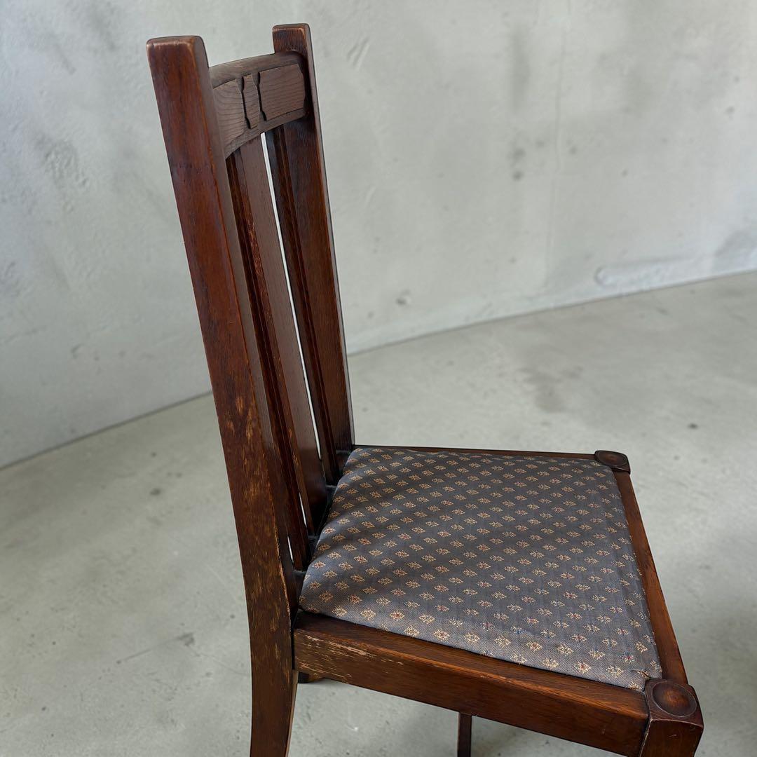 アンティーク チェア 椅子 木製 ブラウン ダイニングチェア レトロ 北欧風