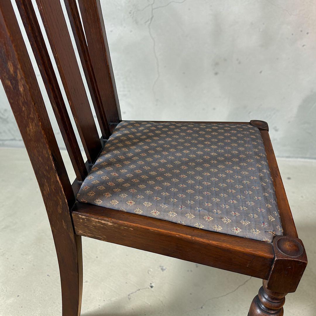 アンティーク チェア 椅子 木製 ブラウン ダイニングチェア レトロ 北欧風