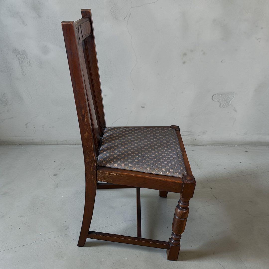 アンティーク チェア 椅子 木製 ブラウン ダイニングチェア レトロ 北欧風