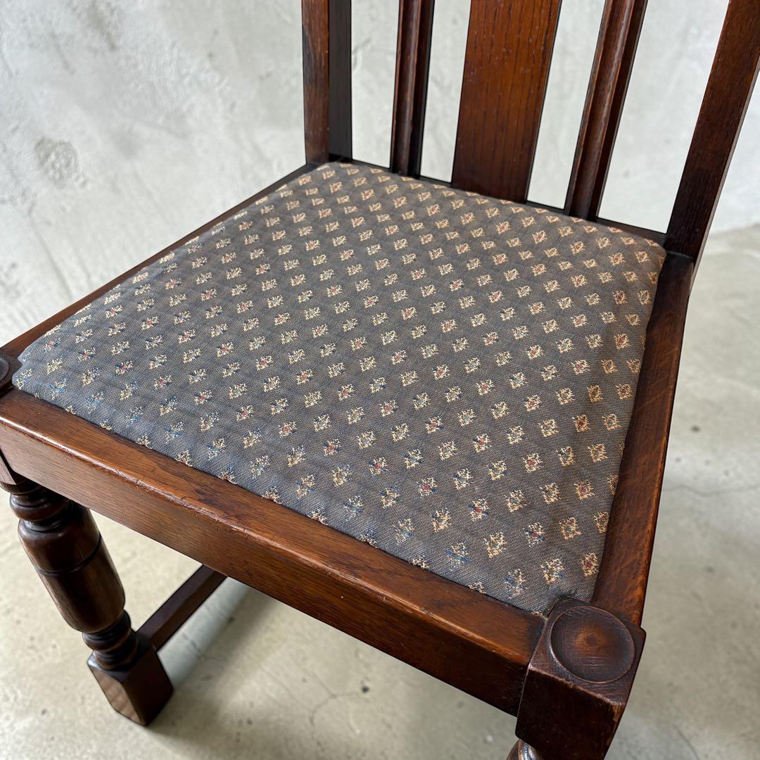 アンティーク チェア 椅子 木製 ブラウン ダイニングチェア レトロ 北欧風