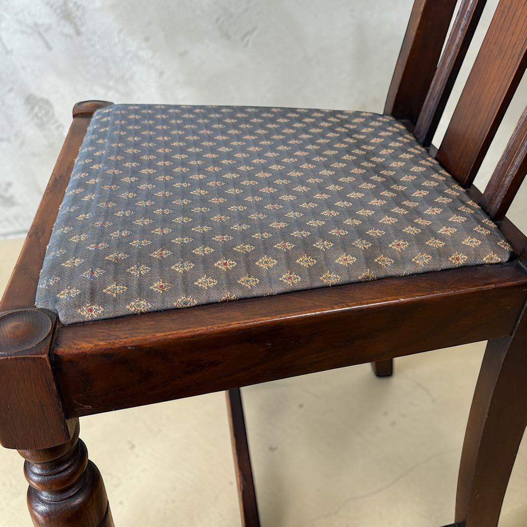 アンティーク チェア 椅子 木製 ブラウン ダイニングチェア レトロ 北欧風