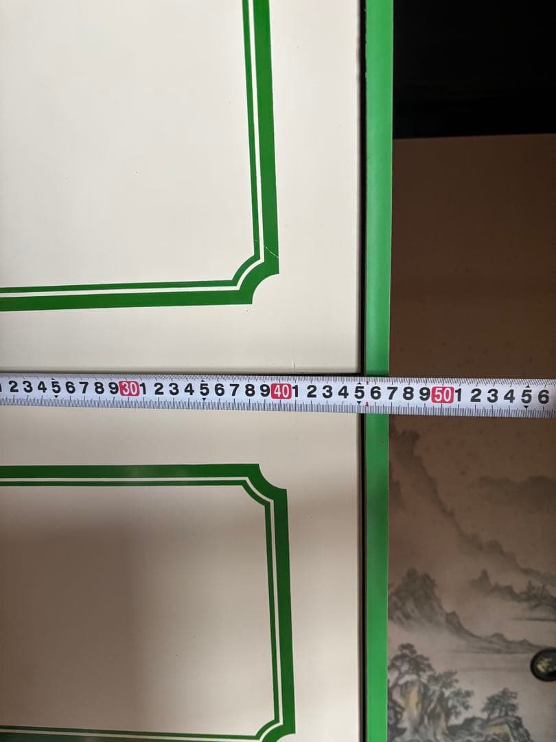 最終処分セール 昭和レトロポップ 5段木製ラック ヴィンテージ グリーンホワイト