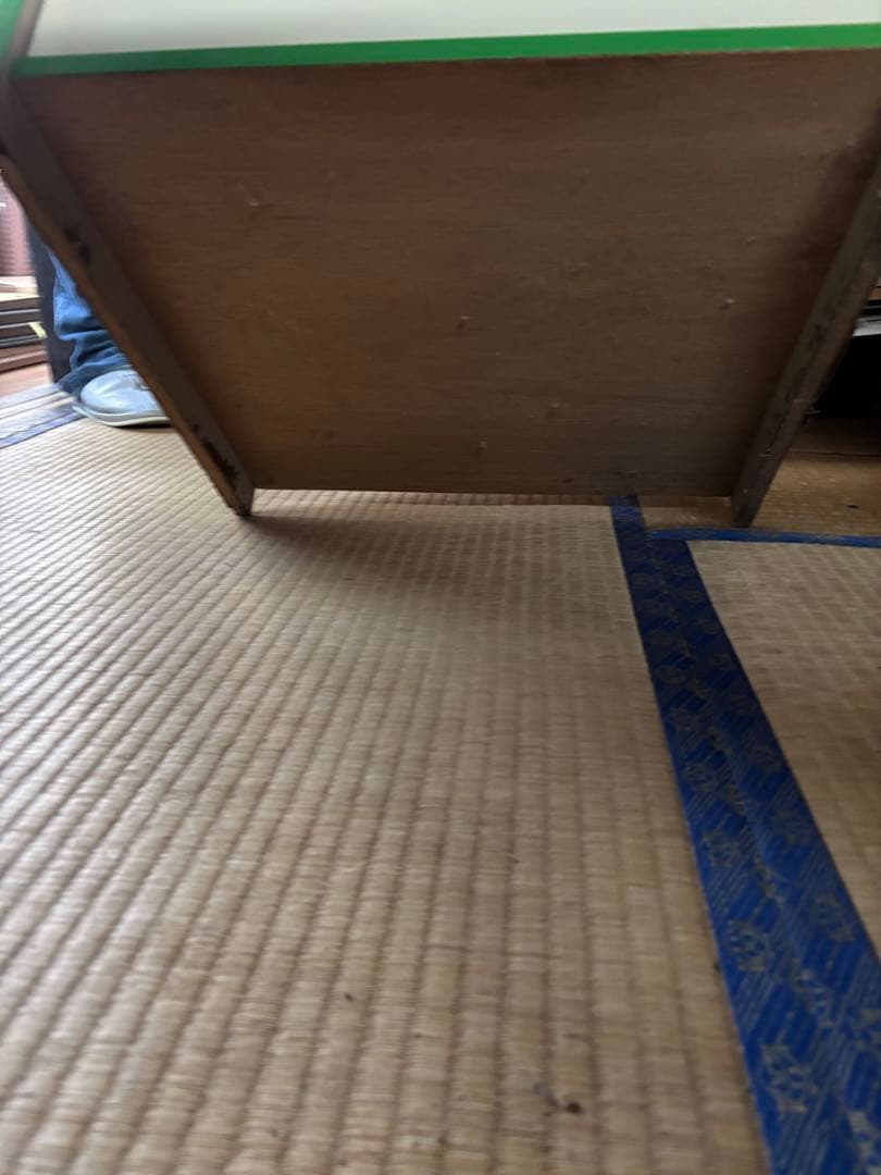 最終処分セール 昭和レトロポップ 5段木製ラック ヴィンテージ グリーンホワイト