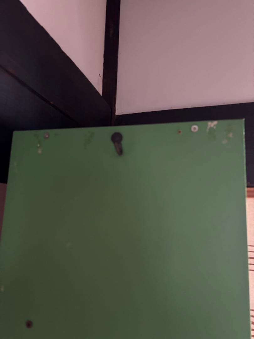 最終処分セール 昭和レトロポップ 5段木製ラック ヴィンテージ グリーンホワイト