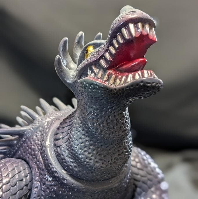 逆襲ゴジラ＆アンギラス（マルサン）ソフビフィギュア２体セット