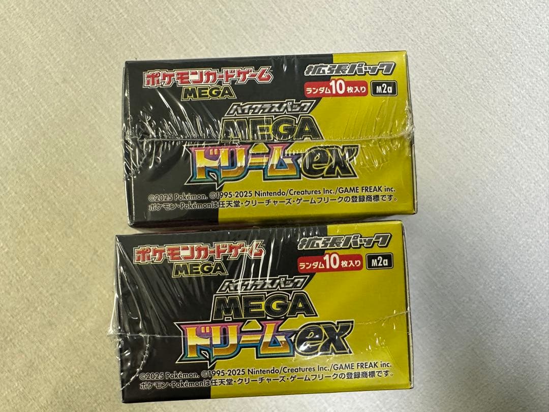 ポケモンカードMEGAドリームex 2BOX