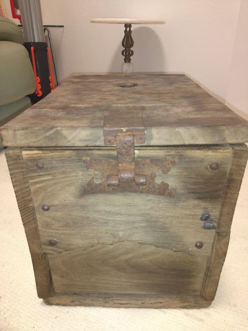 江戸時代 欅材 銭箱