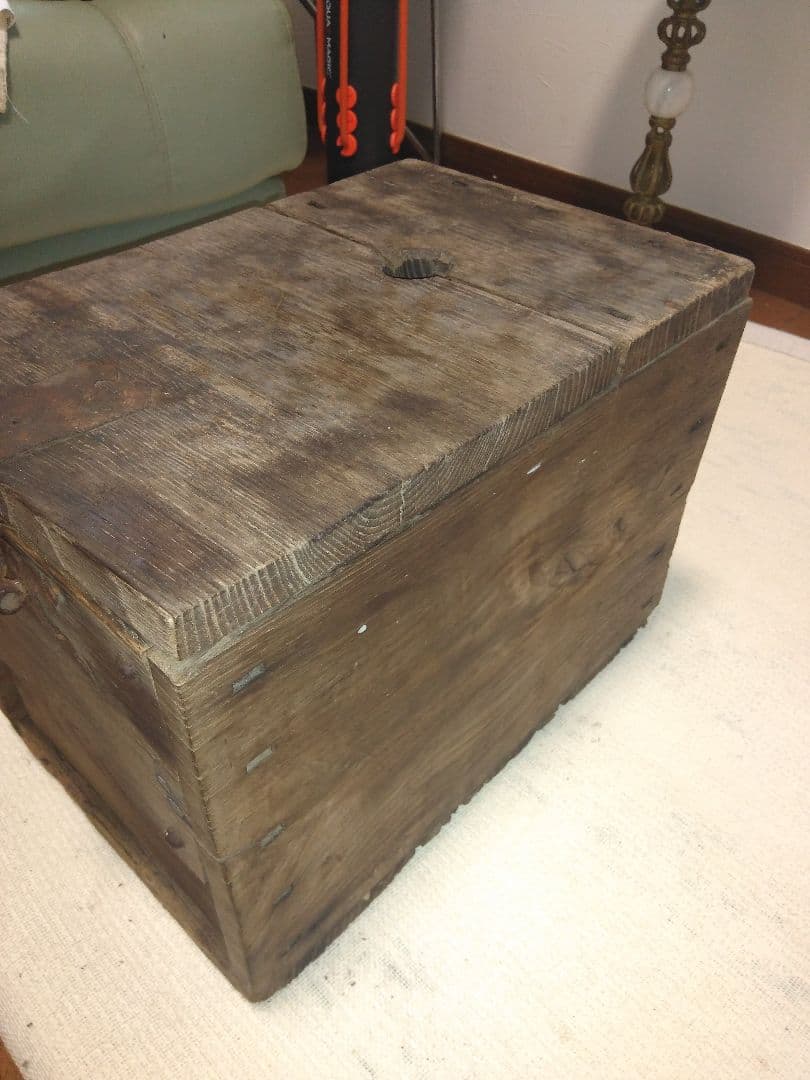 江戸時代 欅材 銭箱
