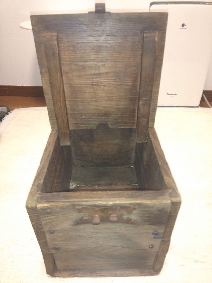 江戸時代 欅材 銭箱