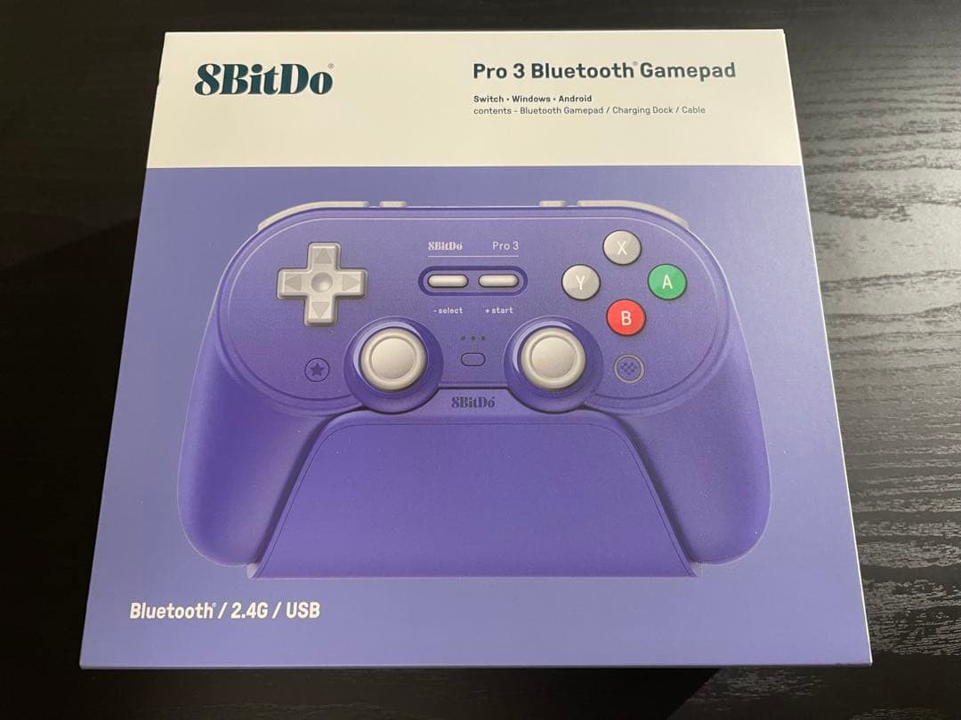 PC用ゲームコントローラー・コンバーター 8bitdo pro3