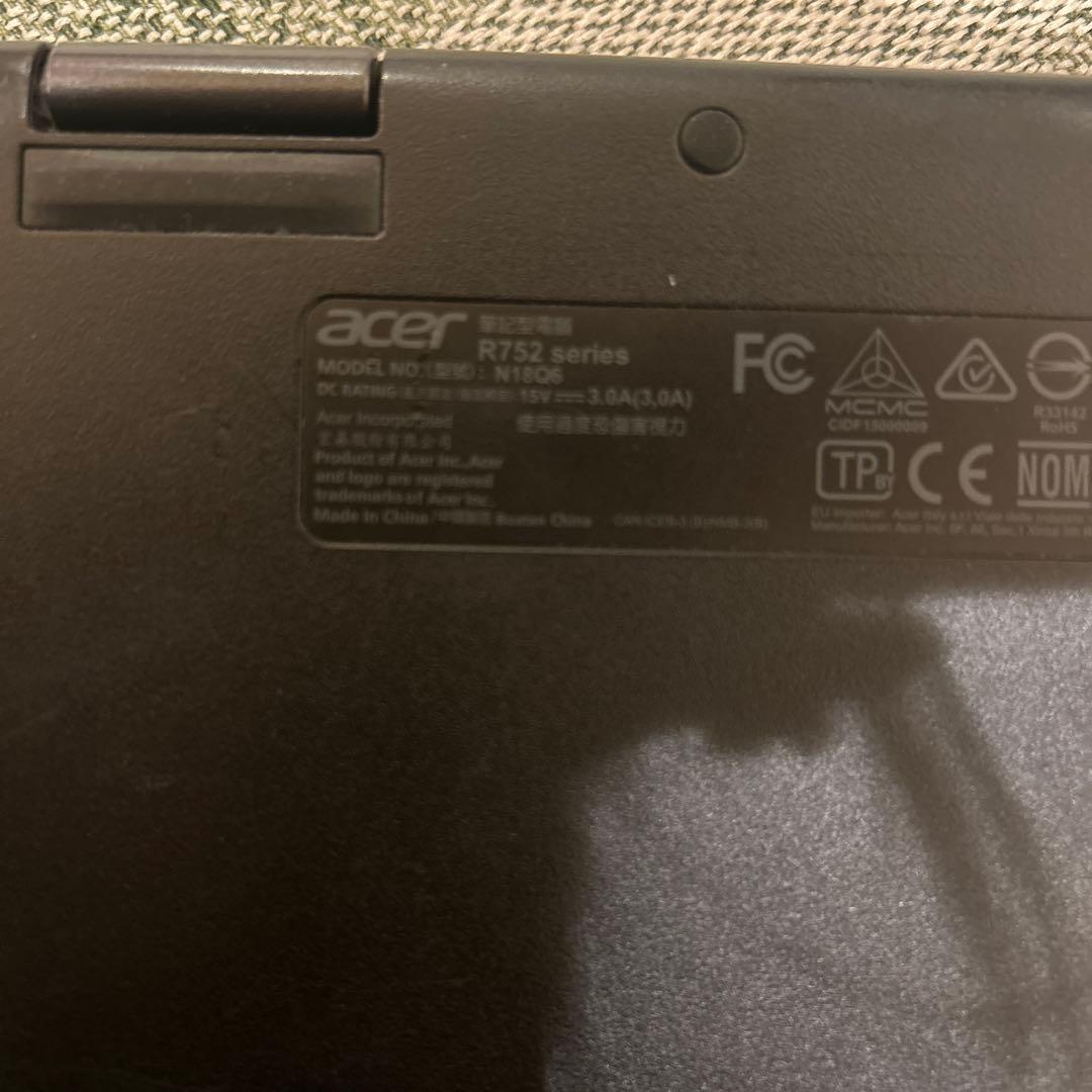 Acer Chromebook R752 充電器付き