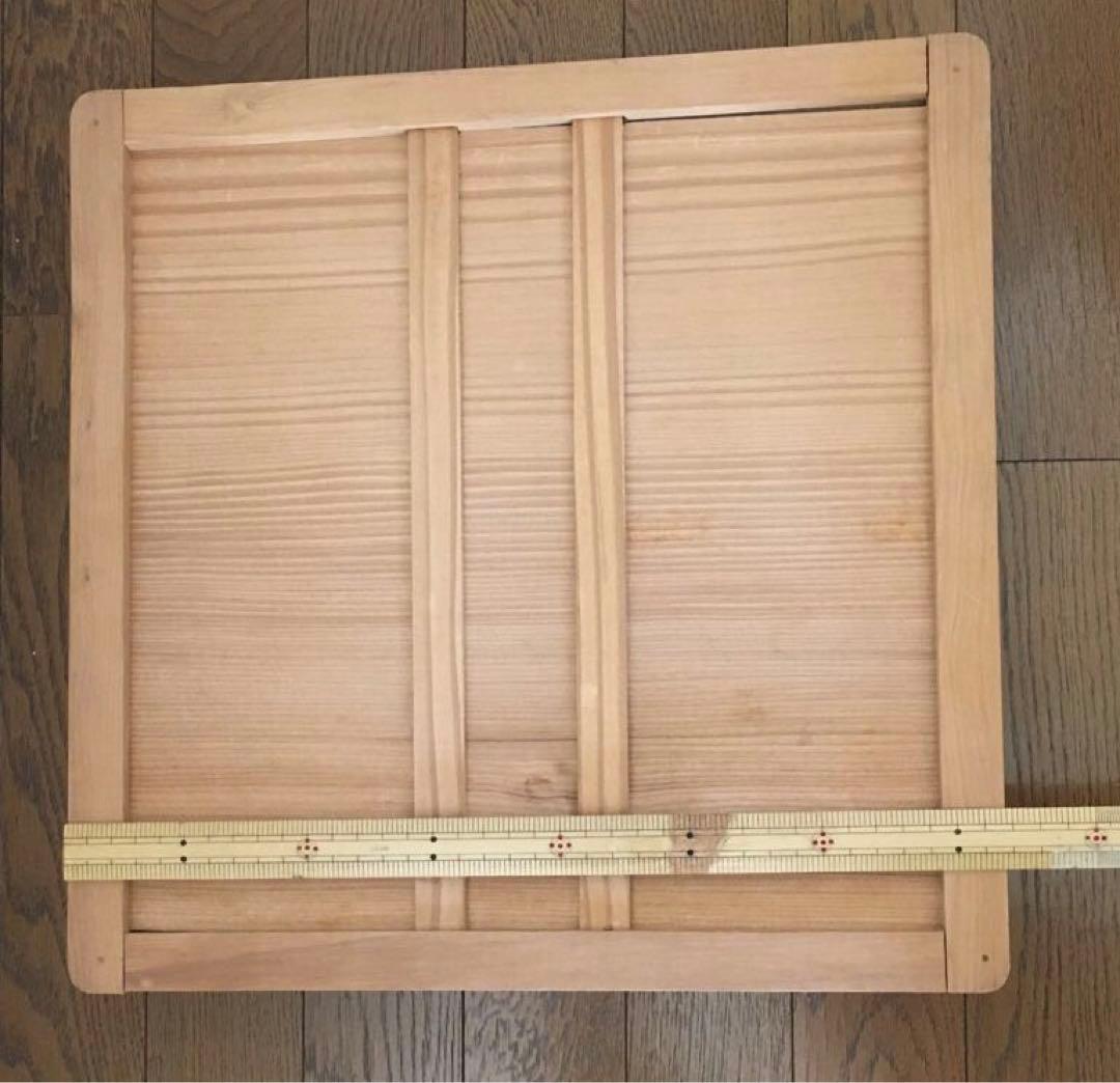 蓋付き◯大きな木箱　約37cm角◯木製古道具　収納　寿司箱　和菓子　折箱　香箱