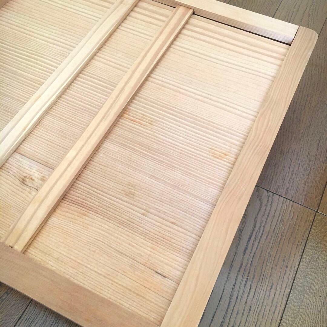 蓋付き◯大きな木箱　約37cm角◯木製古道具　収納　寿司箱　和菓子　折箱　香箱