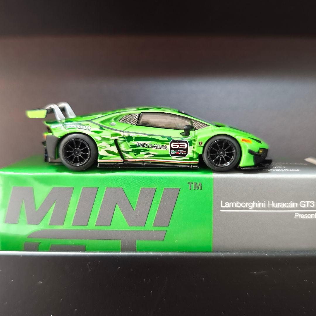 MINI GT ランボルギーニ ウラカン GT3 EVO プレゼンテーション 左
